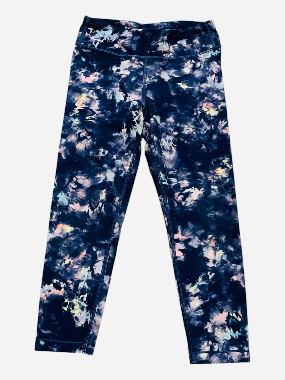 Athleta Girl L(12) Capri Leggings Tie Dye